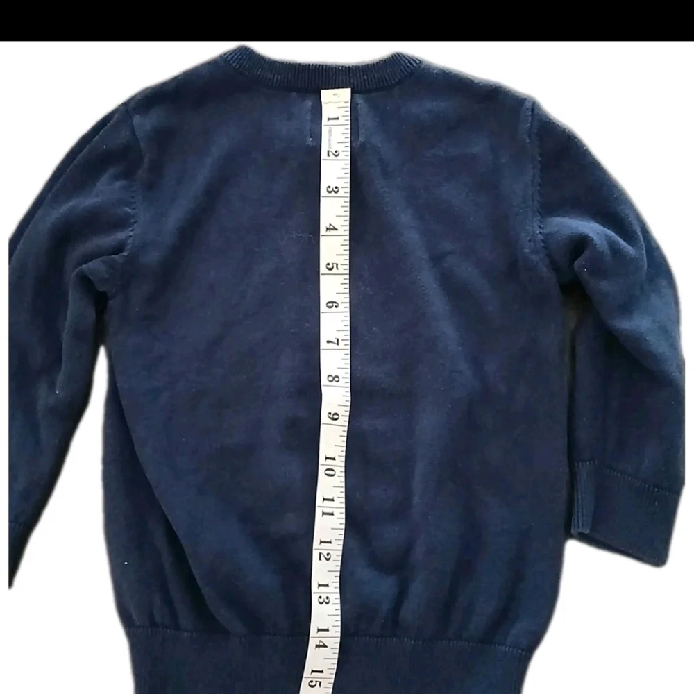 Boy's Children's  Place Pullover Cardigan Navy Blue 4T
